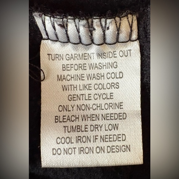 Disney Lilo & Stitch Black Sweatshirt Size S - Picture 8 of 8